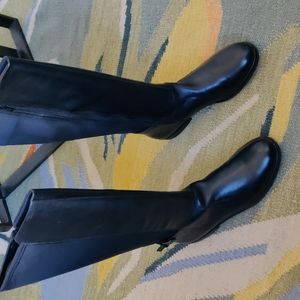 Ecco black leather boots